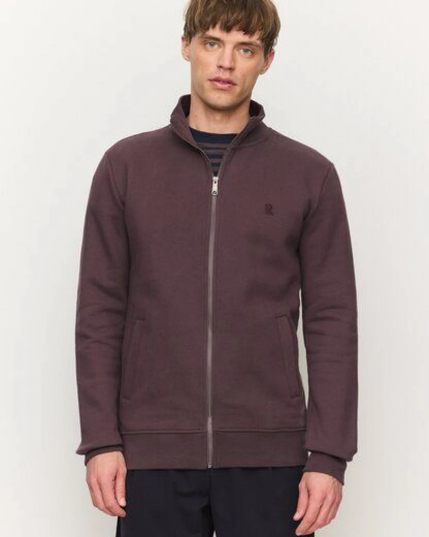 Herren Sweatjacke aus Bio-Baumwolle - CAMPHOR - recolution – Ansicht 3