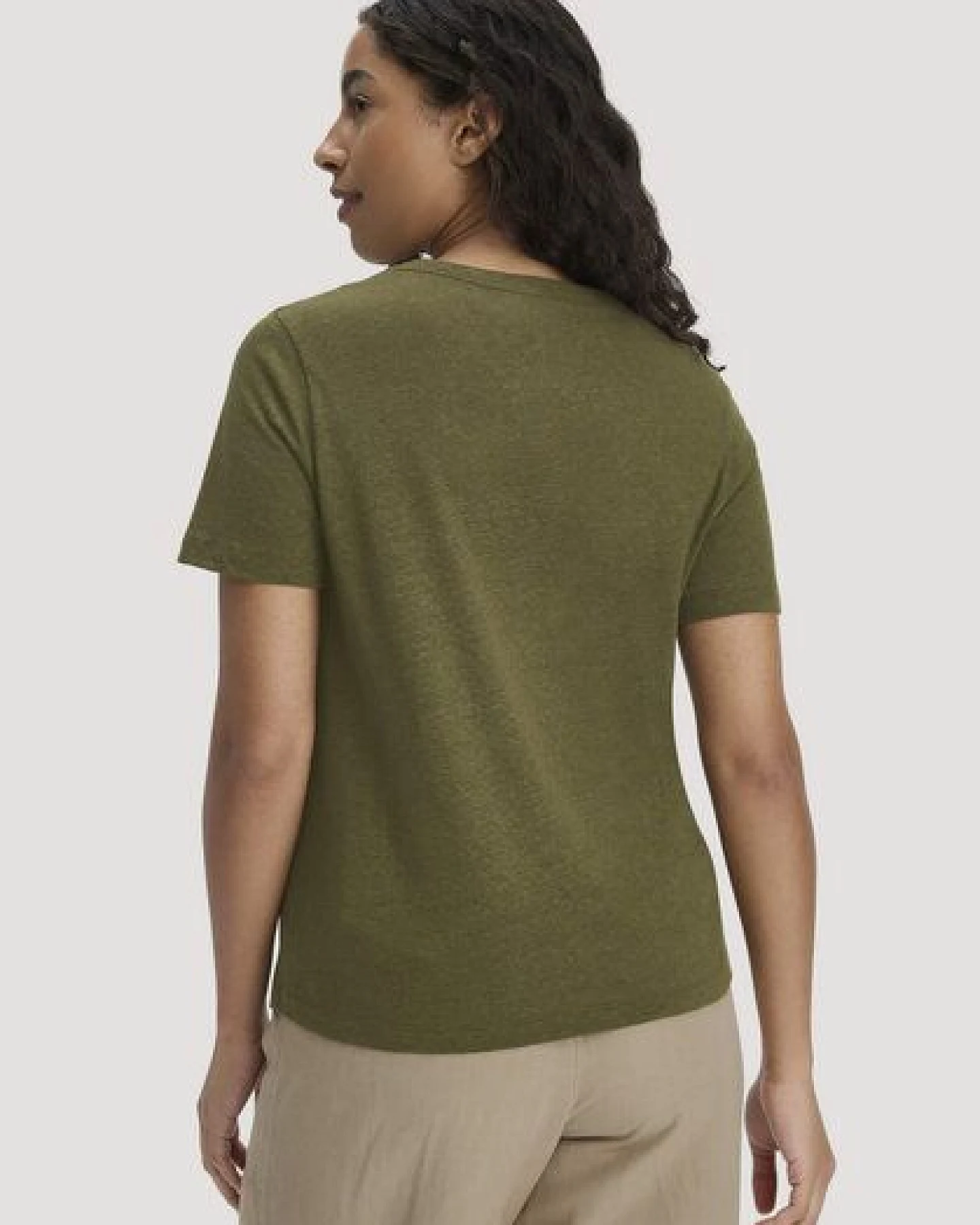 hessnatur T-Shirt Relaxed aus Leinen und Bio-Baumwolle – Ansicht 2