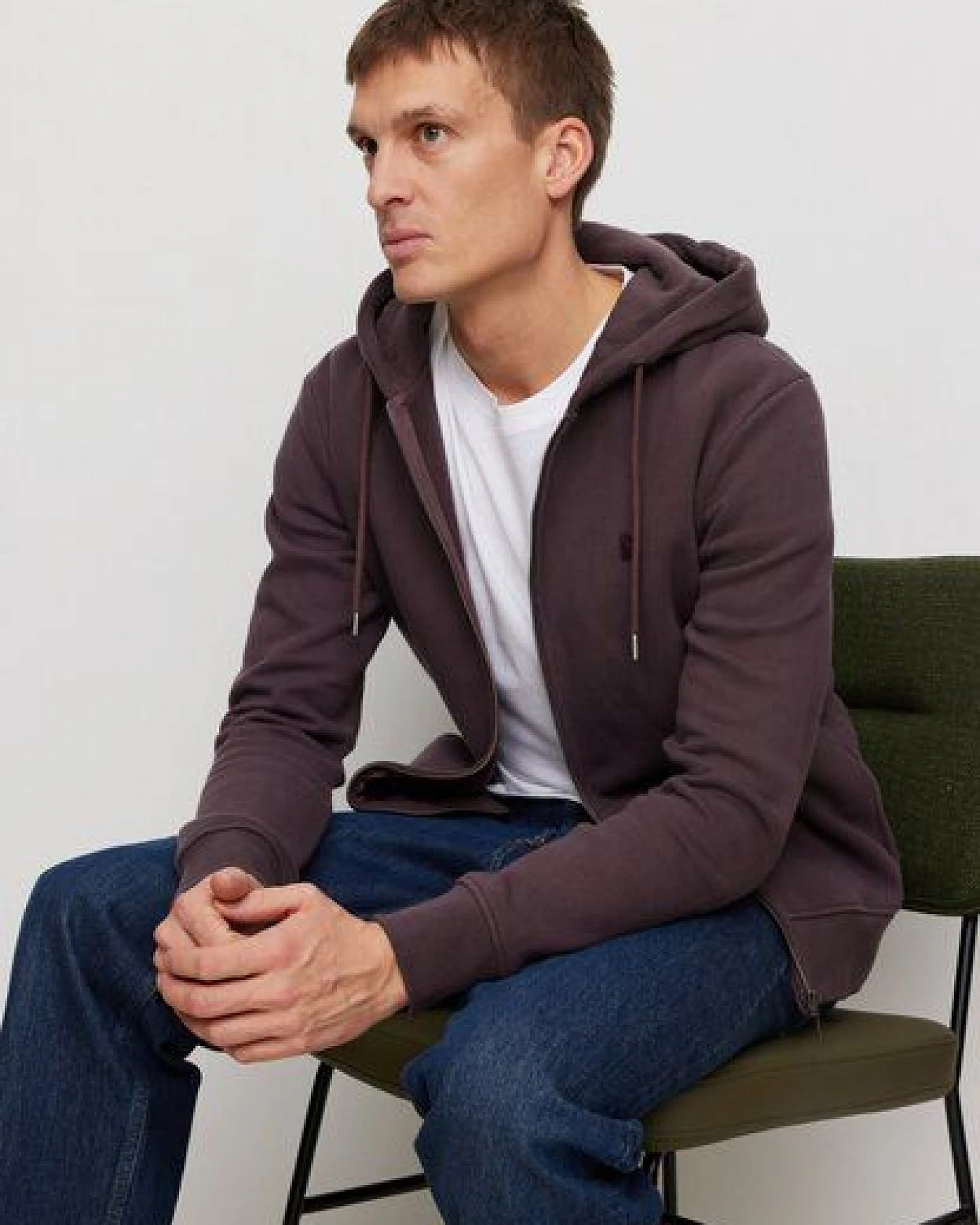 Herren Sweatjacke aus Bio-Baumwolle - BIRCH - recolution – Ansicht 4