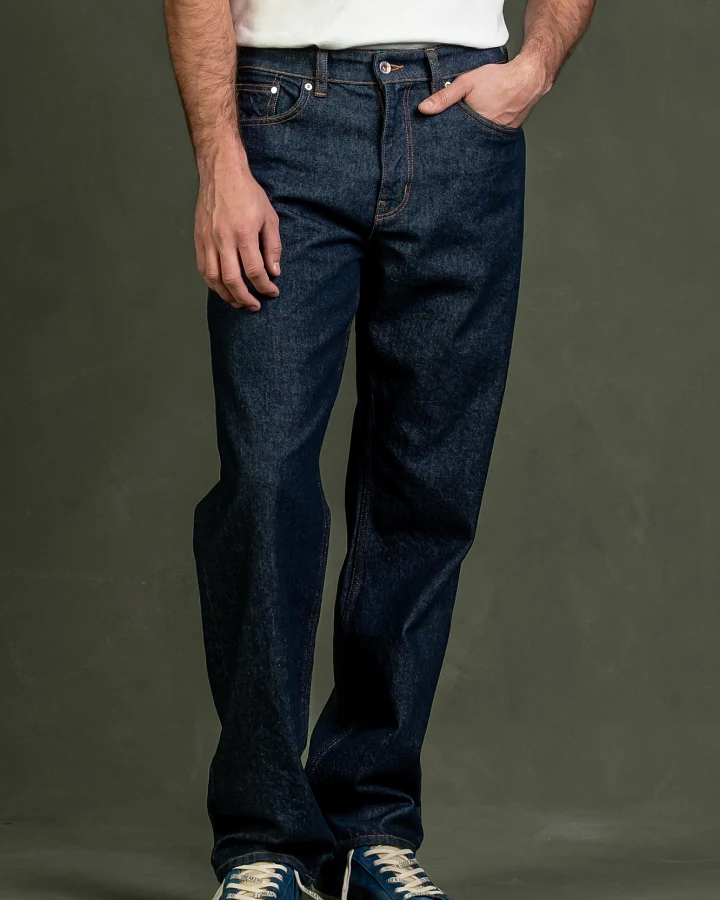 Kuyichi Herren vegan Jeans Larry Loose Rinse