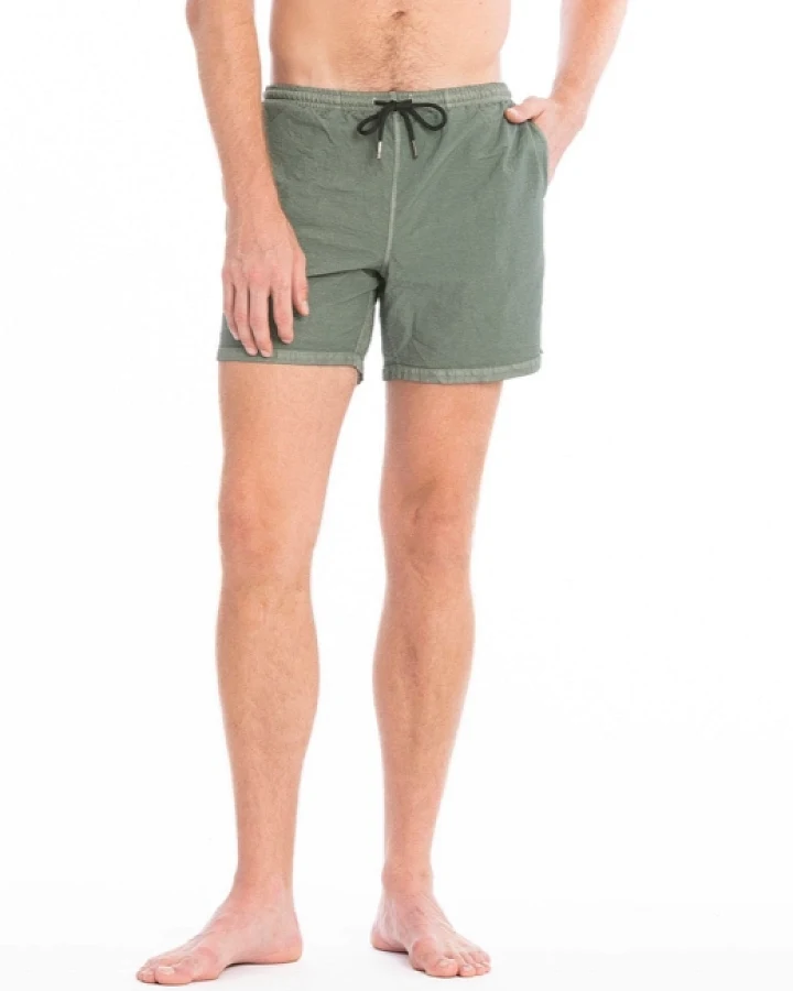 RAVENS VIEW IBIZA Herren vegan Badeshorts Rio Dust Olive