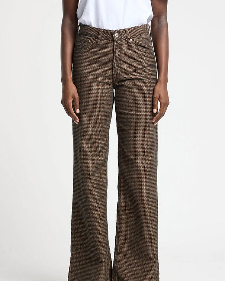 Kings of Indigo Damen vegan Hose Jane Cord Dewintery Brown