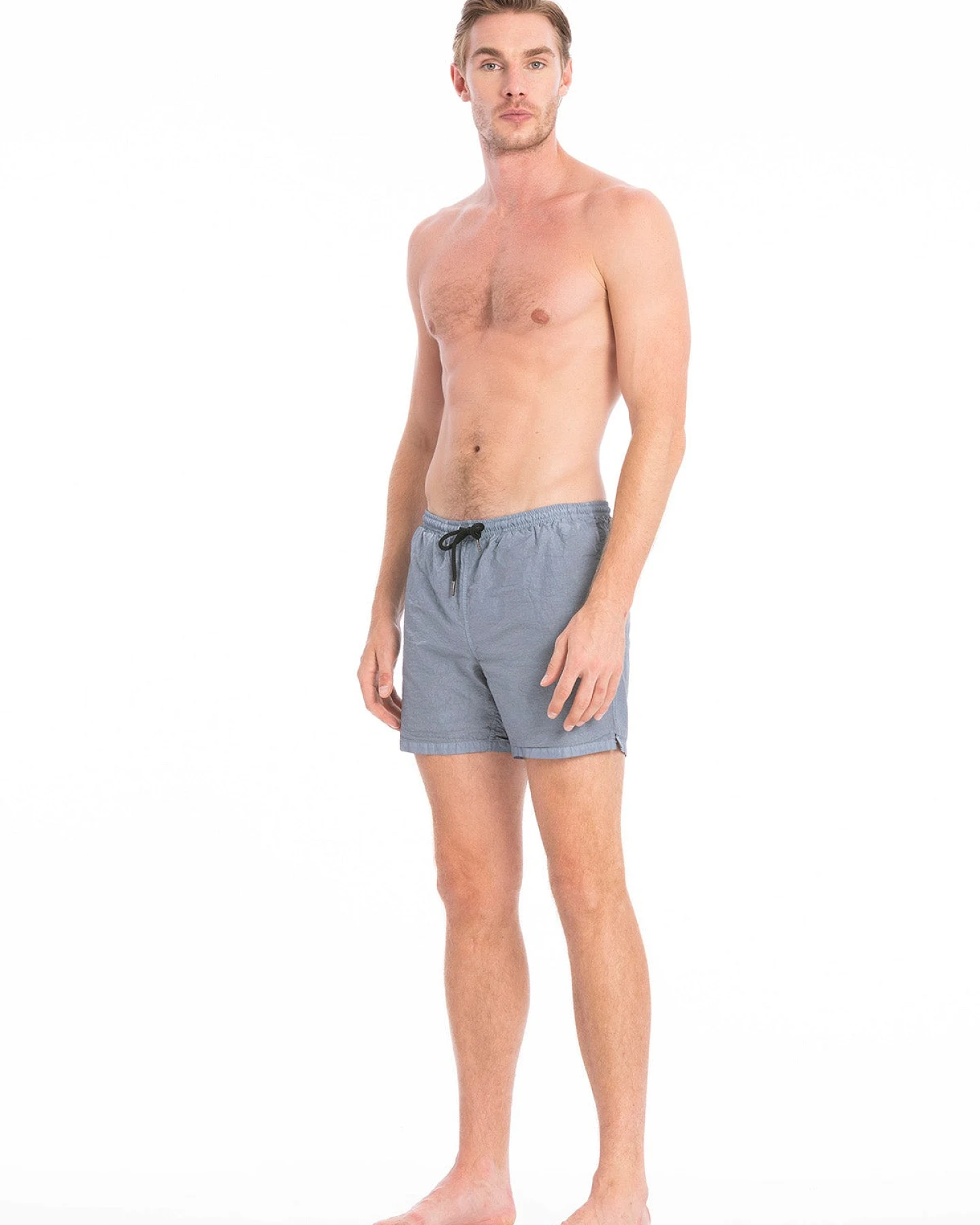 RAVENS VIEW IBIZA Herren vegan Badeshorts Rio Verblasstes Blau – Ansicht 2