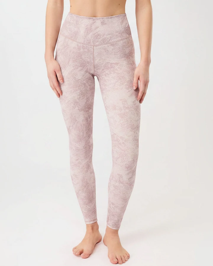 Mandala Monoprinted Leggings - Earth L