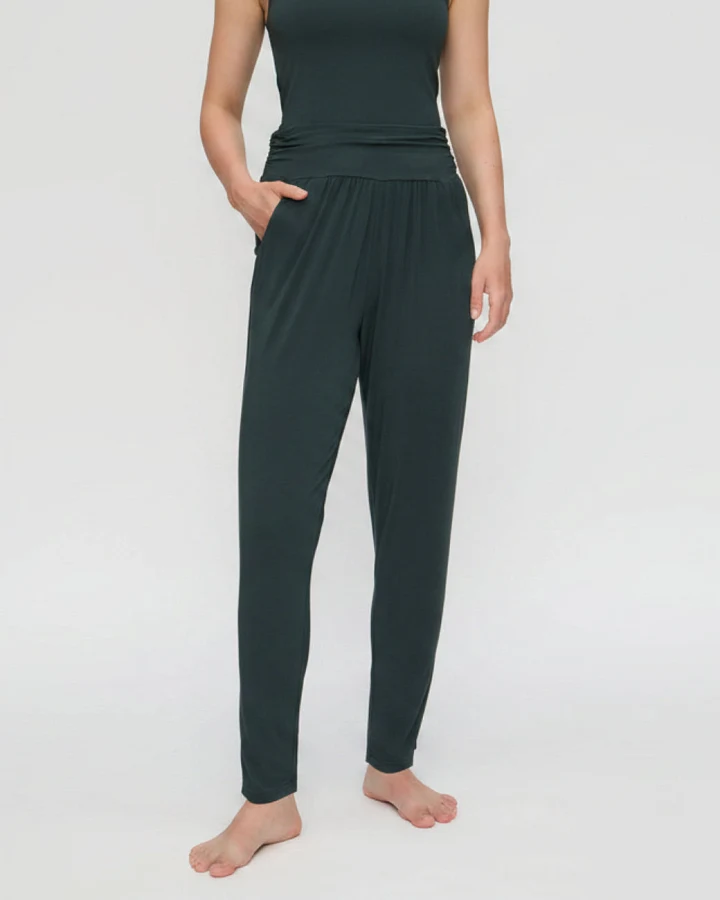 Curare Long Pants Relaxed - Dark Forest L