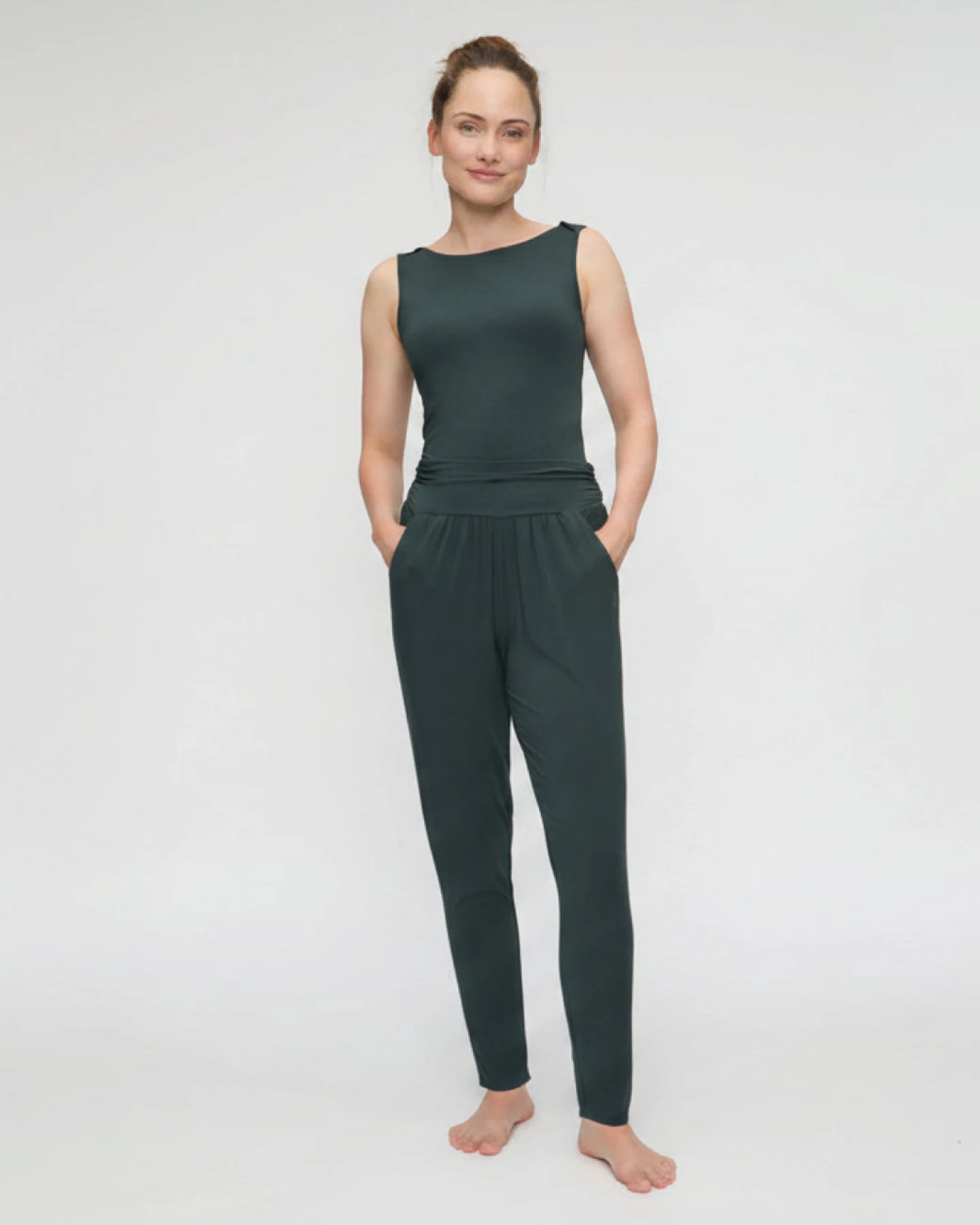 Curare Long Pants Relaxed - Dark Forest M – Ansicht 3