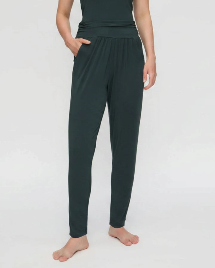 Curare Long Pants Relaxed - Dark Forest S