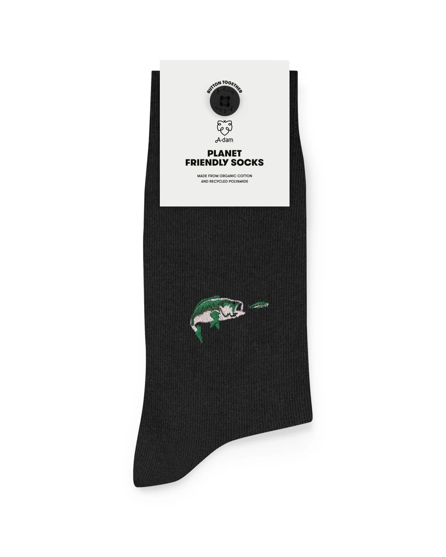 Socken Casual Fish Schwarz – Ansicht 5