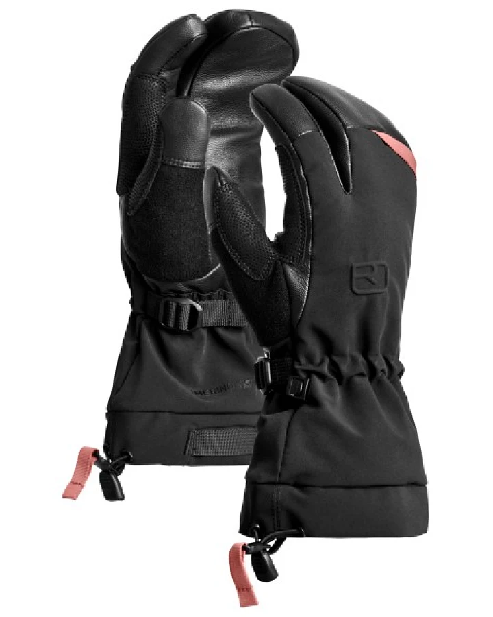 Ortovox - Women's Merino Freeride 3 Finger Glove - Handschuhe Gr S schwarz