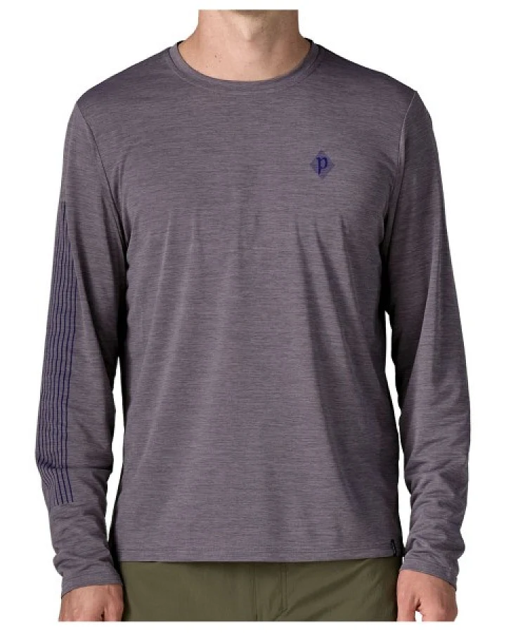 Patagonia - L/S Capilene Cool Daily Shirt Hut Tripper - Funktionsshirt Gr L grau
