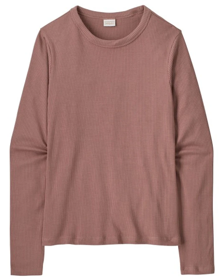 Patagonia - Women's L/S Rib Knit Top - Longsleeve Gr XS braun