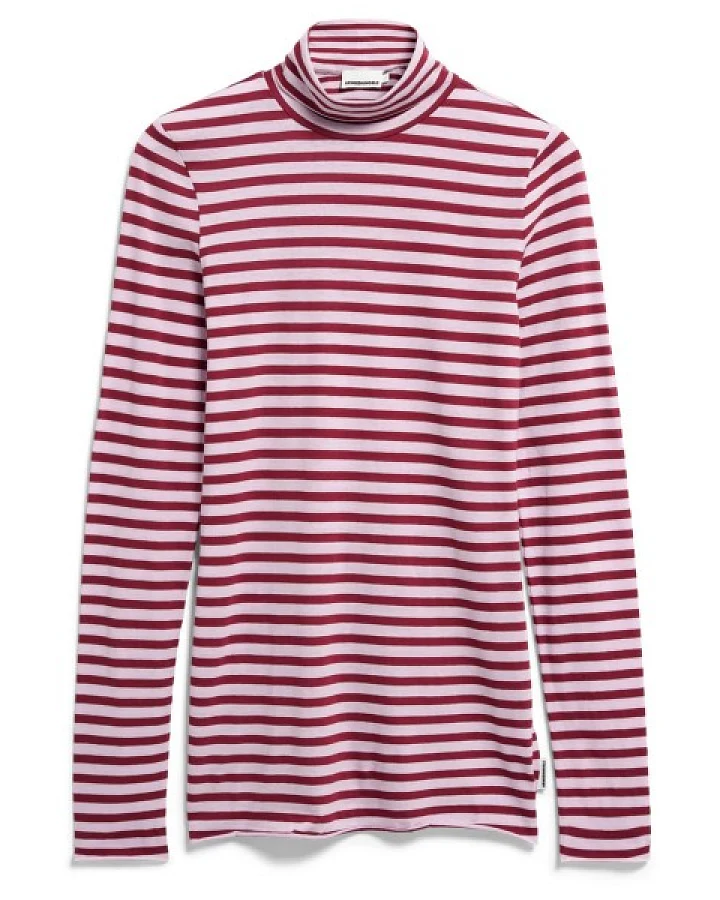 ARMEDANGELS - Women's Grazilianaa Stripes - Longsleeve Gr S rosa