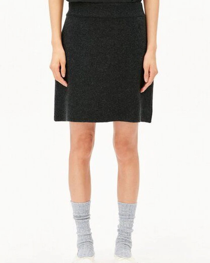 ARMEDANGELS MINI Damen Strickrock aus Bio-Baumwoll-Mix