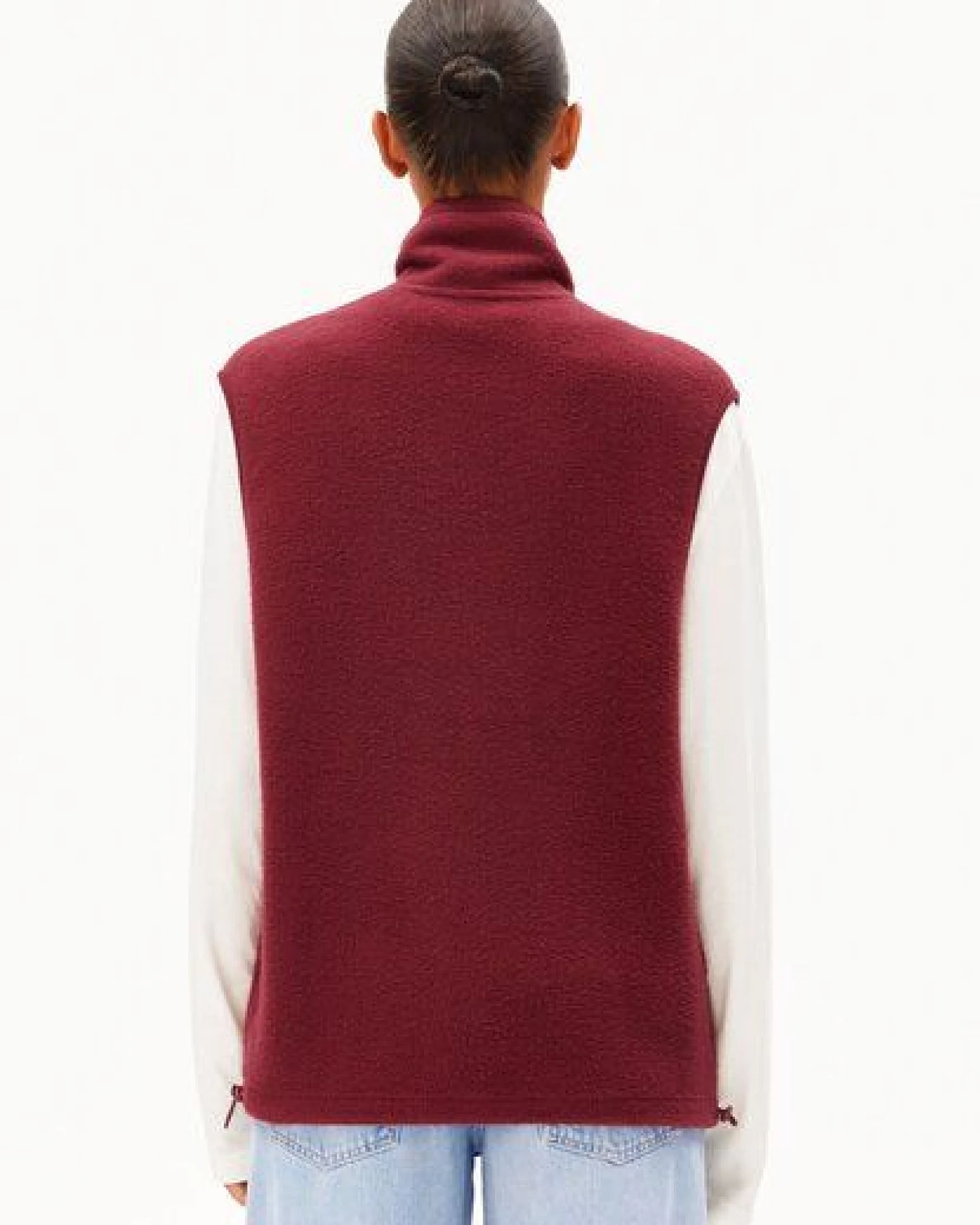 ARMEDANGELS COTTON FLEECE Damen Weste aus Bio-Baumwolle – Ansicht 2
