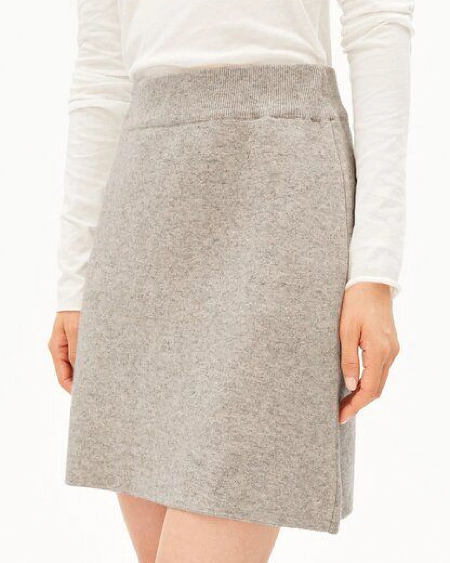 ARMEDANGELS MINI Damen Strickrock aus Bio-Baumwoll-Mix – Ansicht 3