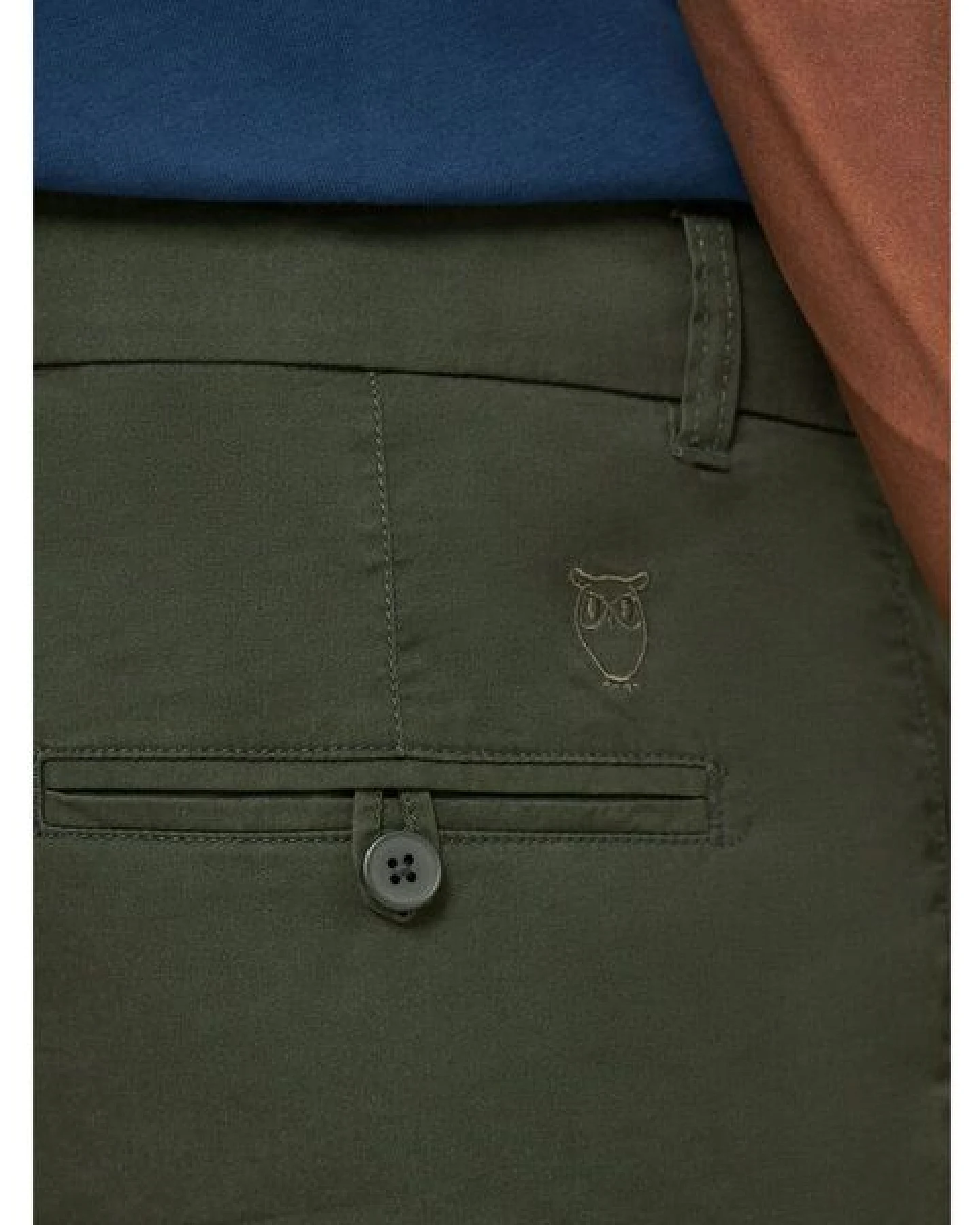 KnowledgeCotton Apparel Chinohose POPLIN CHUCK aus Bio-Baumwolle – Ansicht 4