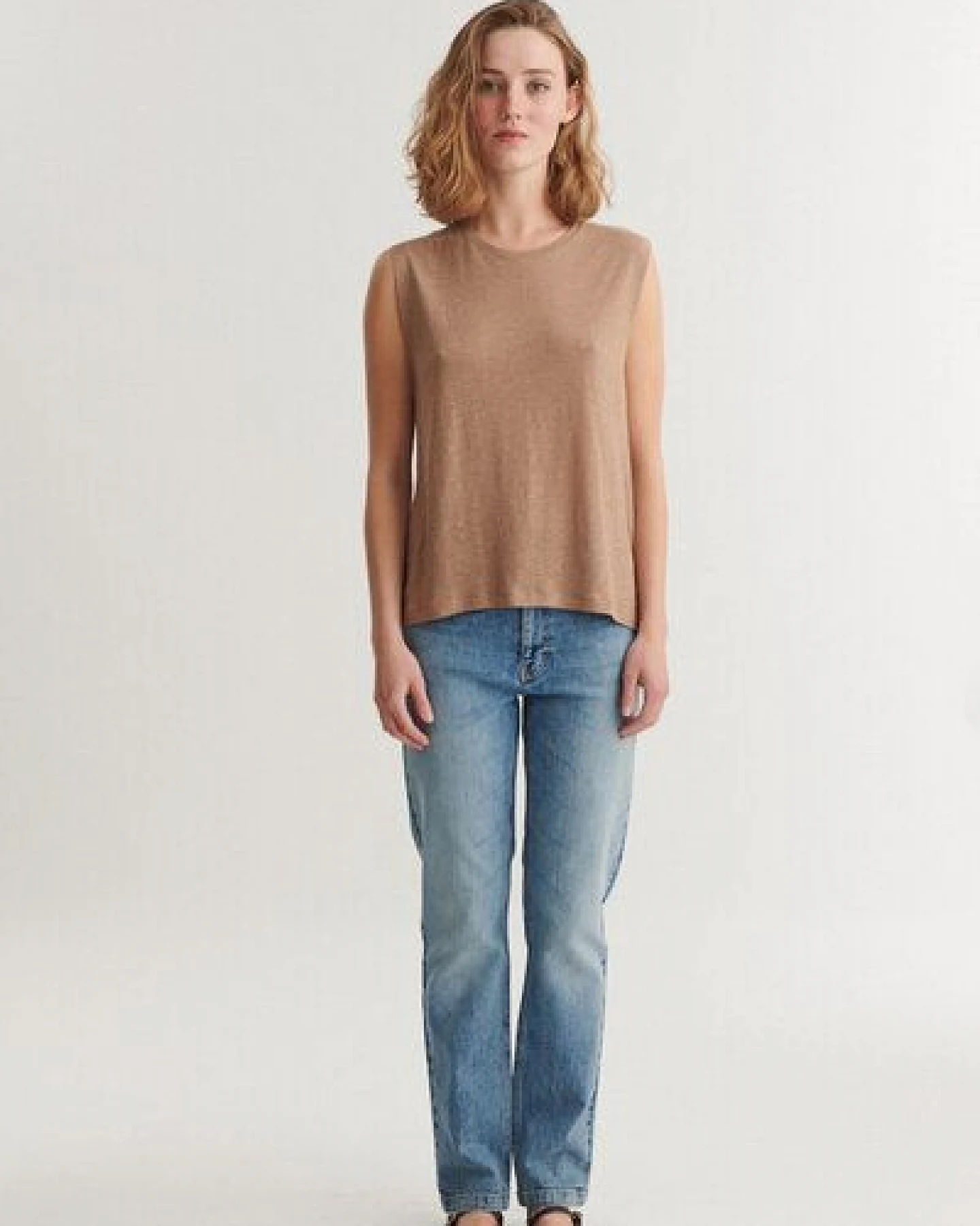 Basic Apparel Tanktop ASHLY aus Bio-Leinen – Ansicht 3