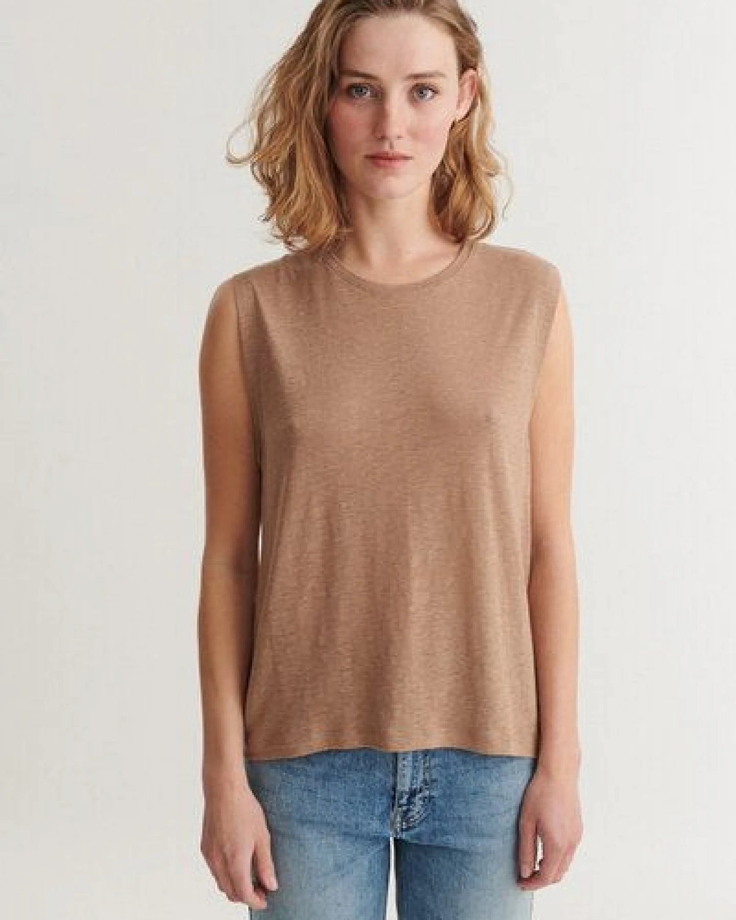 Basic Apparel Tanktop ASHLY aus Bio-Leinen – Ansicht 4