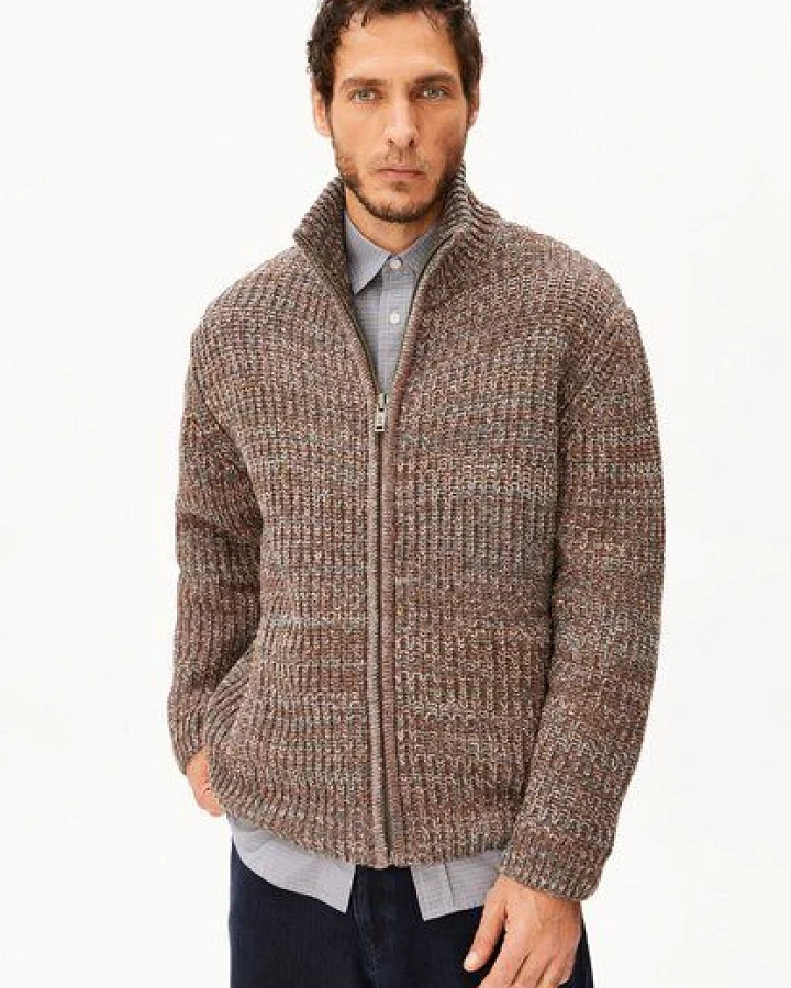 ARMEDANGELS MOULINE Herren Strickjacke aus Bio-Woll-Mix