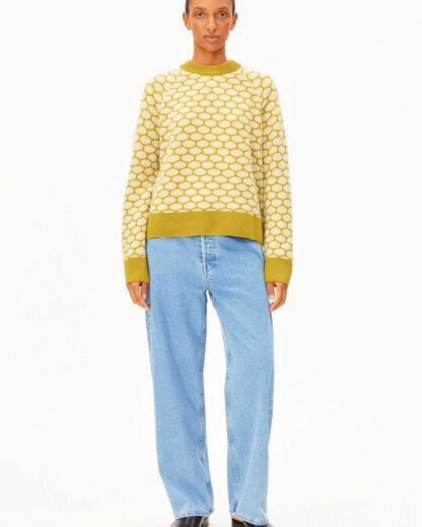 ARMEDANGELS MULTI DOTS Damen Strickpullover aus Bio-Woll Mix – Ansicht 4