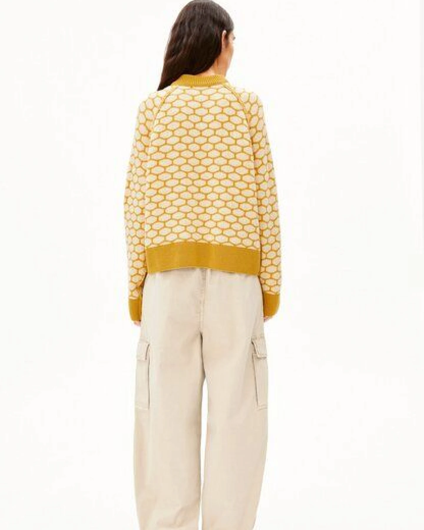 ARMEDANGELS MULTI DOTS Damen Strickpullover aus Bio-Woll Mix – Ansicht 2