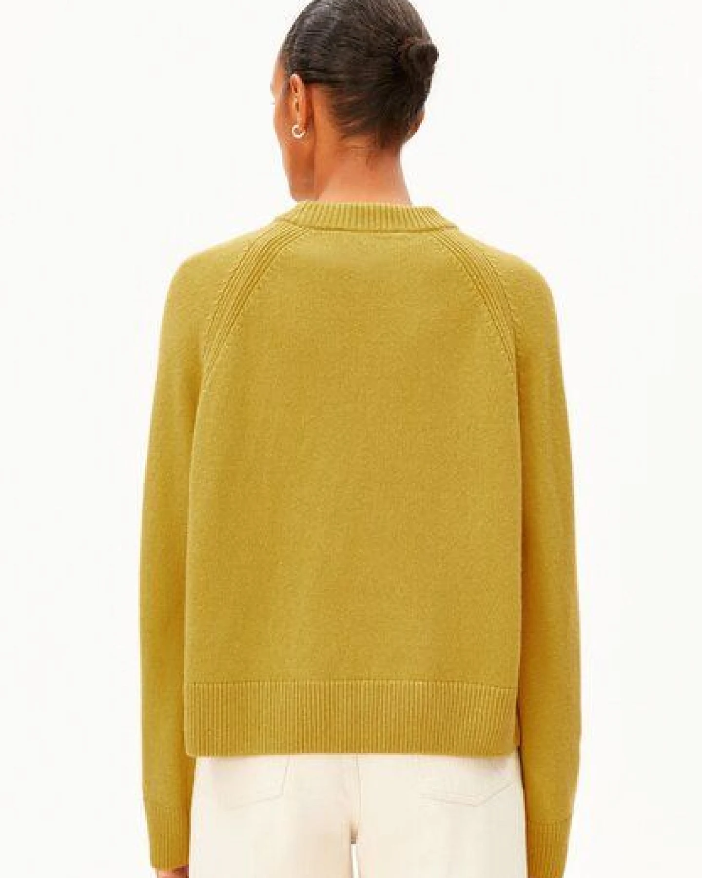 ARMEDANGELS WOOL KNIT Damen Strickpullover aus recycelter Wolle mit Bio-Wolle – Ansicht 2