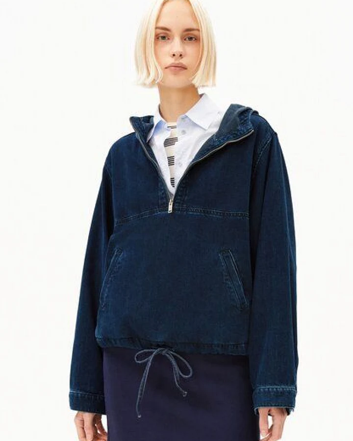 Produktseite: ARMEDANGELS HOODED Damen Bio-Baumwoll Mix