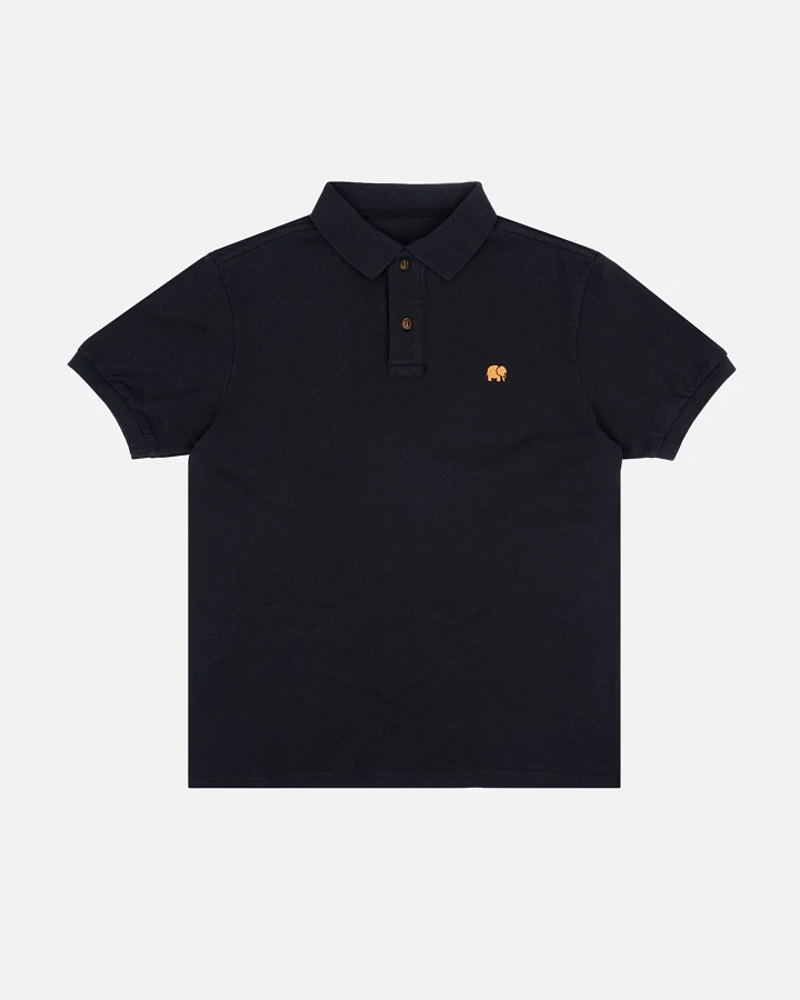 Trendsplant Herren vegan Polohemd Essential Blau