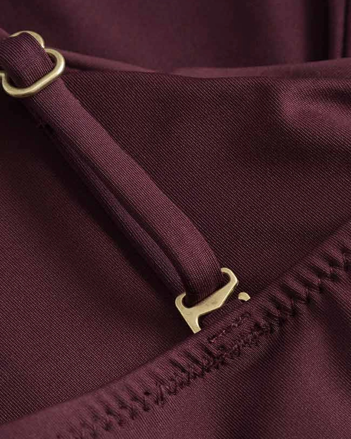 DEDICATED Damen vegan Badeanzug Klinte Burgundy – Ansicht 2