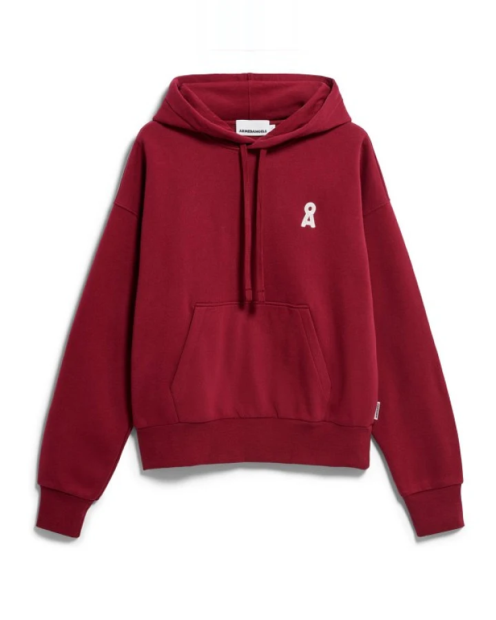 ARMEDANGELS - Women's Francisaraa - Hoodie Gr S rot