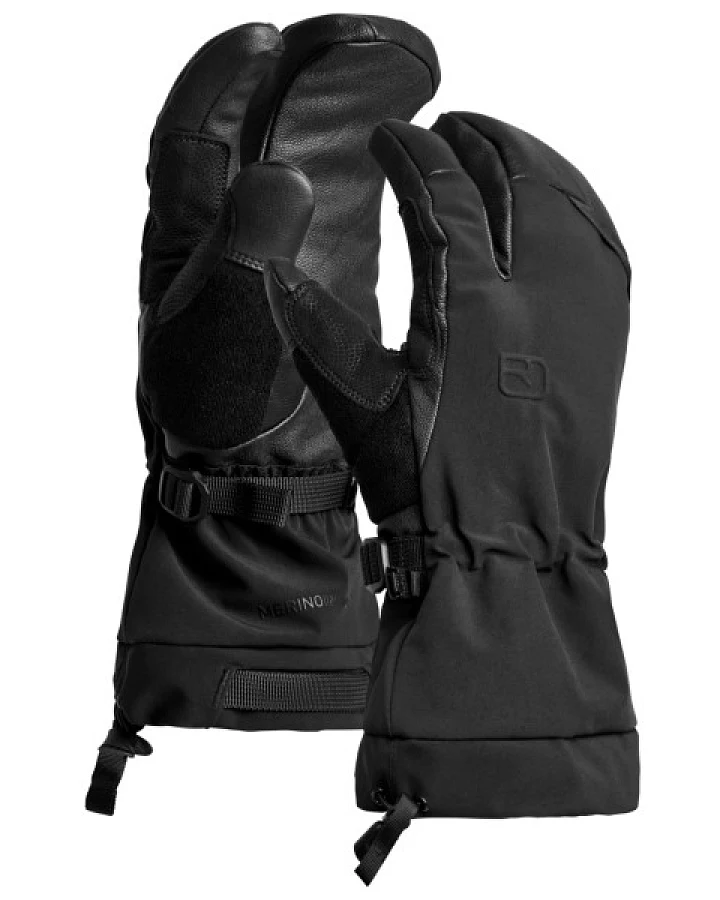 Ortovox - Merino Freeride 3 Finger Glove - Handschuhe Gr XS schwarz