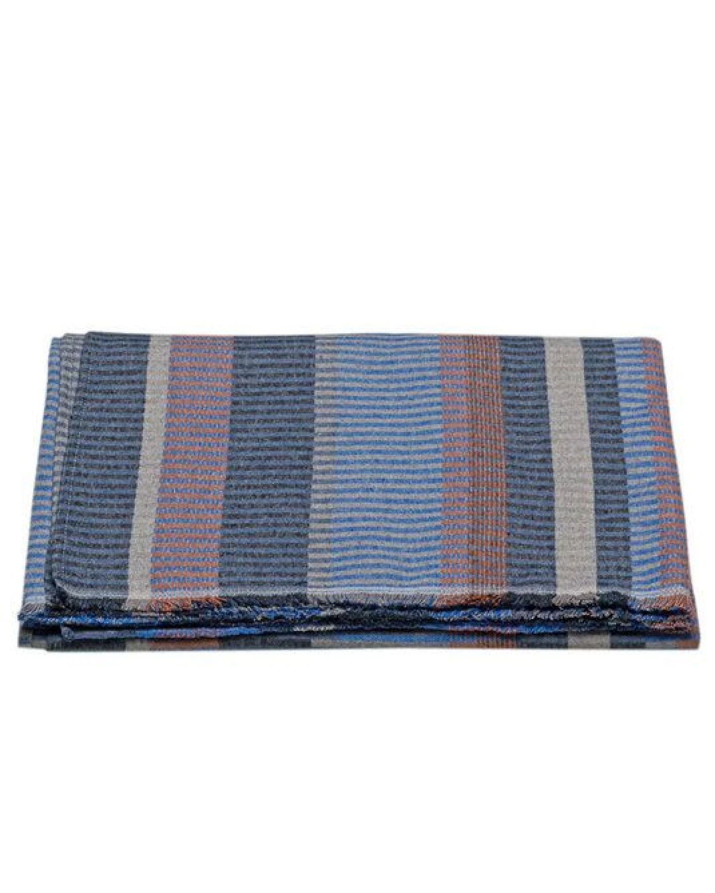 David Fussenegger Leichte Baumwolldecke Multicolor aus Recycling-Baumwolle – Ansicht 3