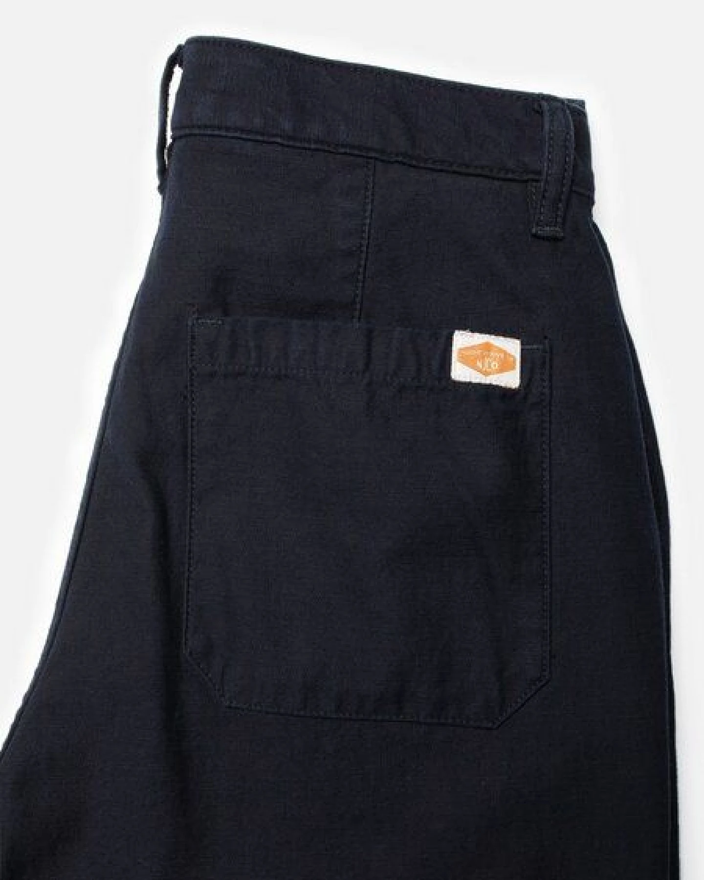 Nudie Jeans Wendy Pants aus Biobaumwolle - Back Sateen Indigo – Ansicht 4