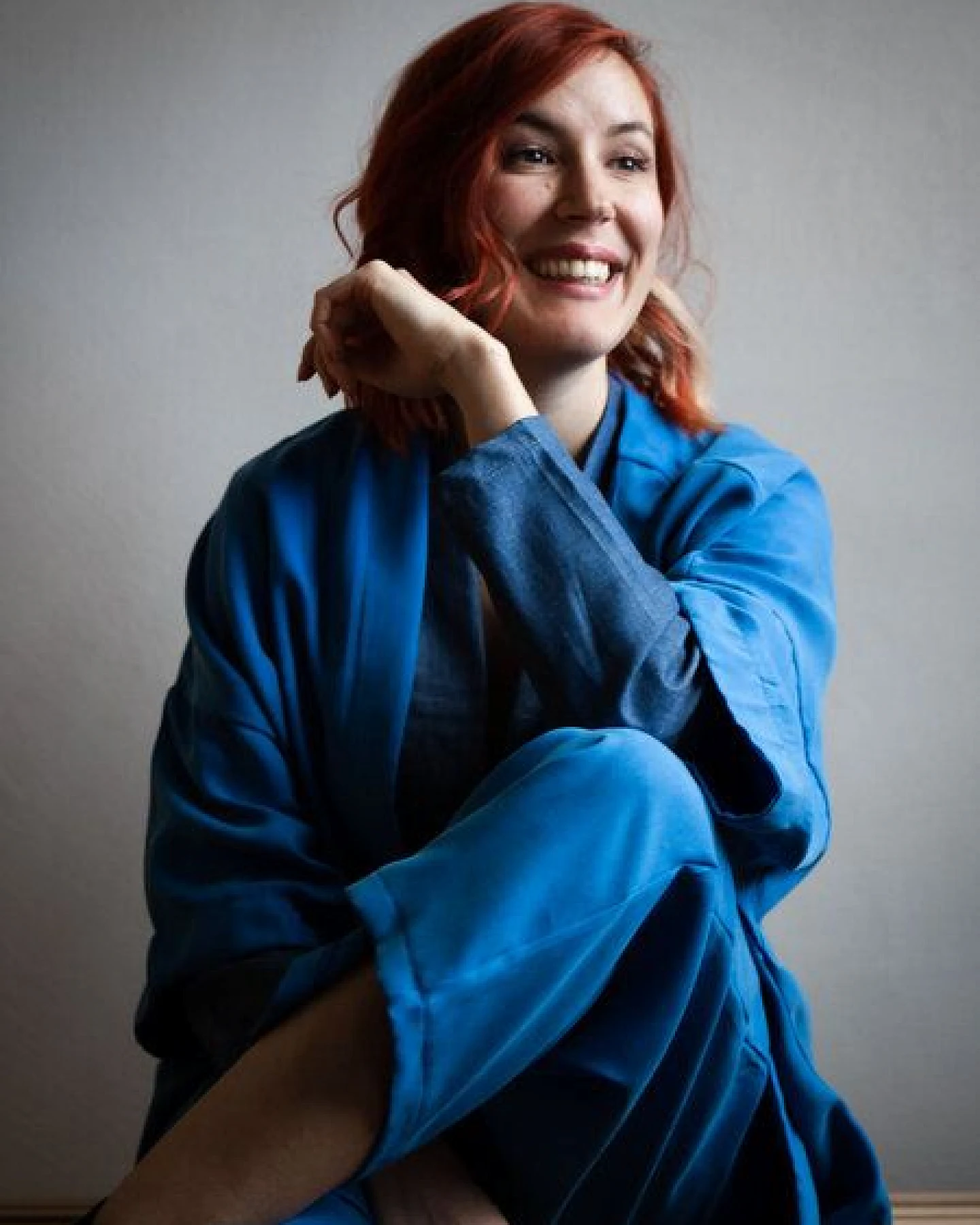 Ecostories Oversize Kimono aus Lyocell – Ansicht 2