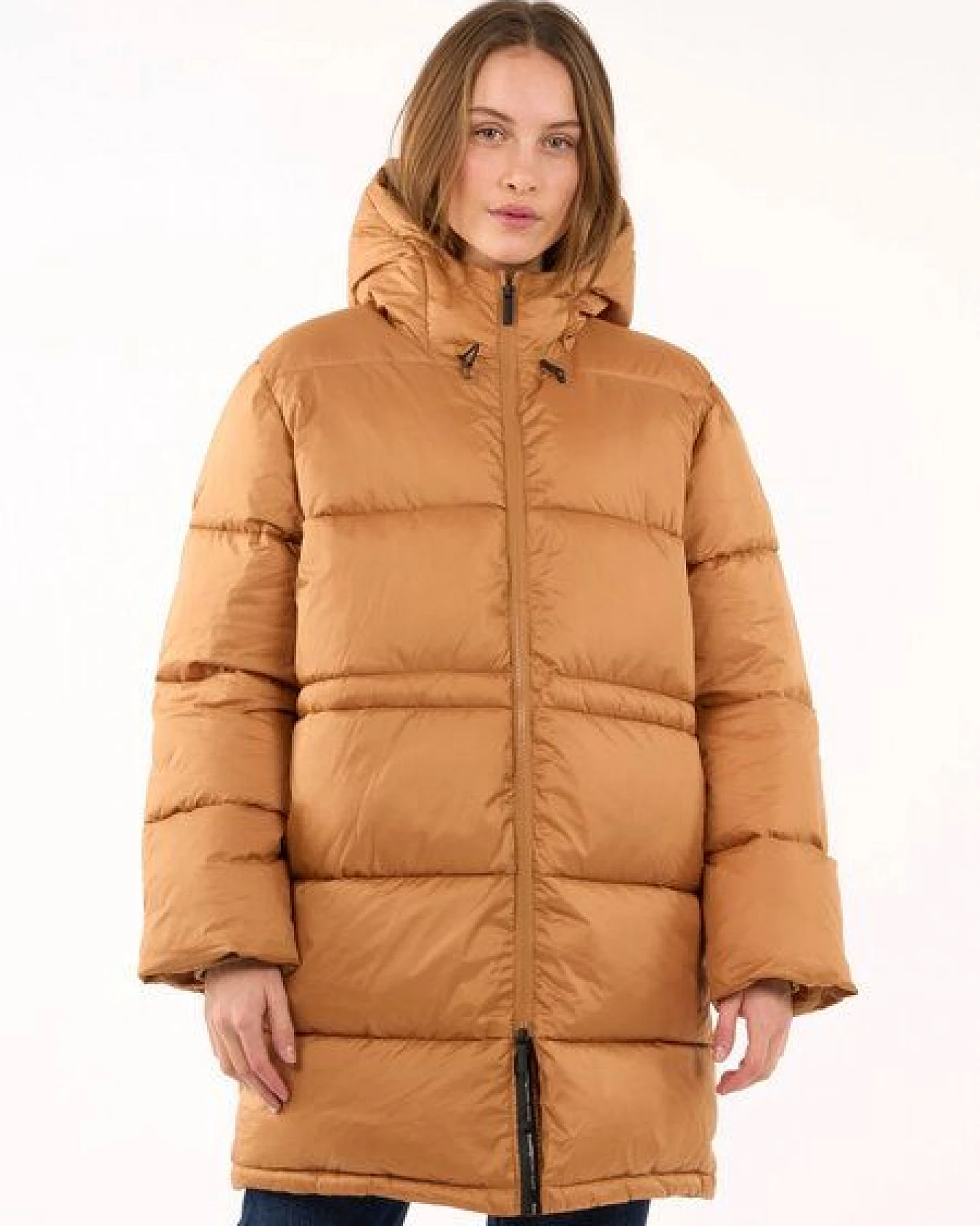 KnowledgeCotton Apparel Pufferjacke - Thermore Mid Puffer Jacket - aus recyceltem Polyester – Ansicht 3