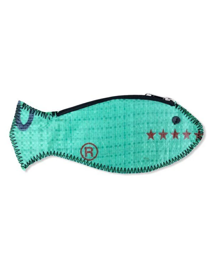 Beadbags Fisch Geldbörse Ri80 recycelter Reissack