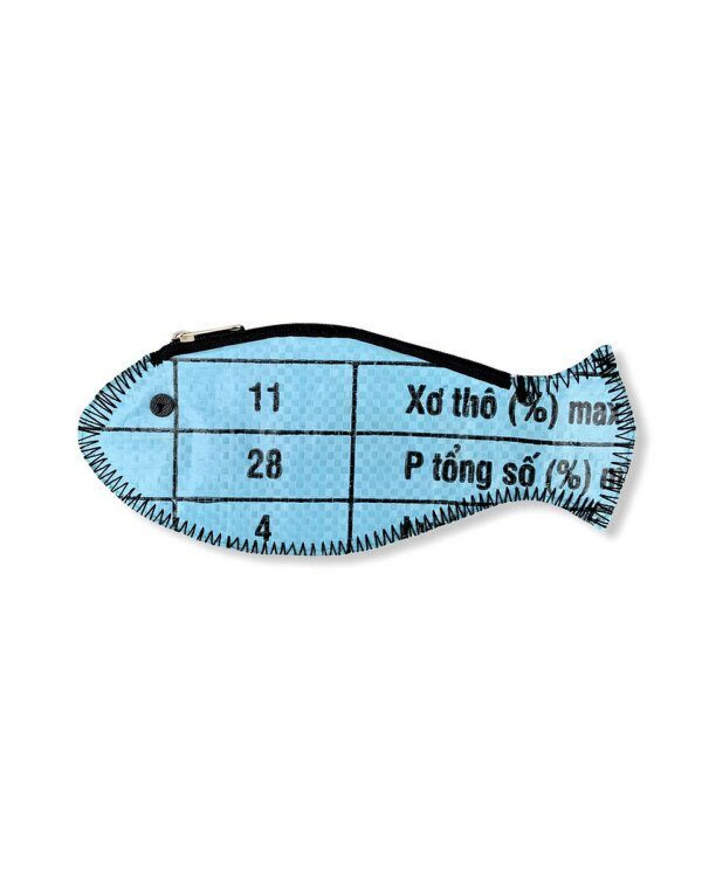 Beadbags Fisch Geldbörse Ri80 recycelter Reissack – Ansicht 2