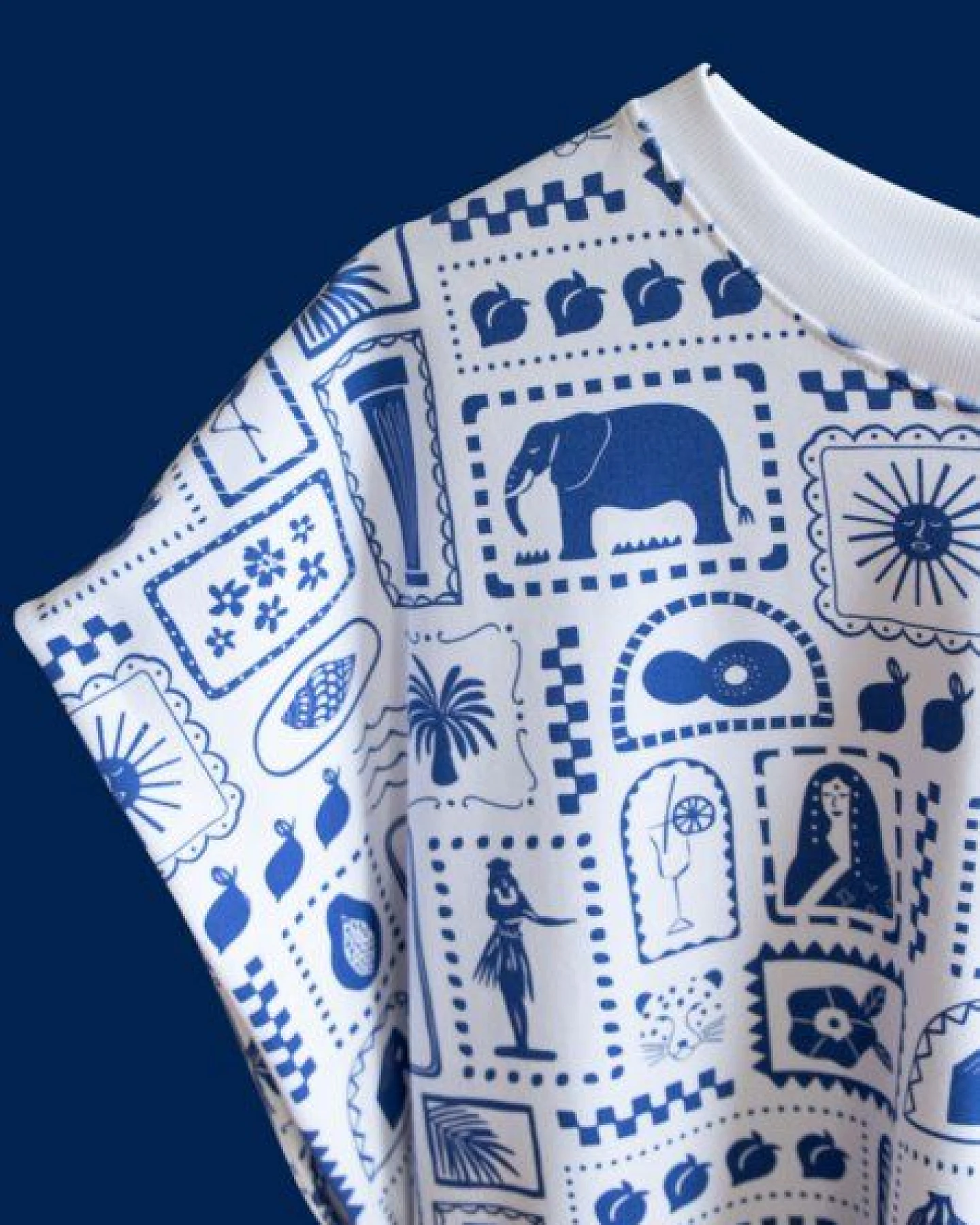 Ecostories Damen T-Shirt Postkarte – Ansicht 4