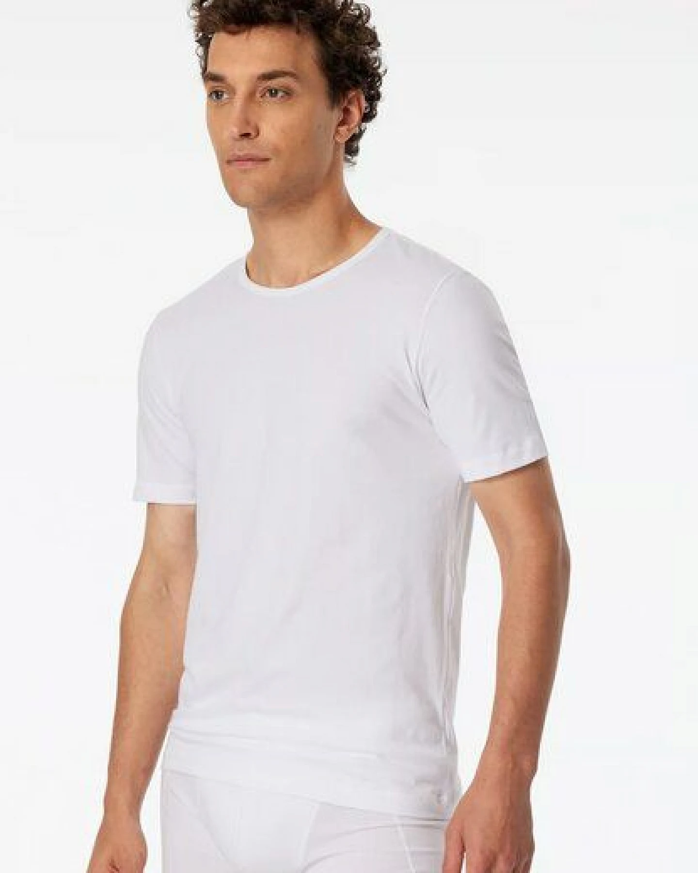 Schiesser 2er Pack kurzarm Shirt Biobaumwolle 95/5 – Ansicht 3