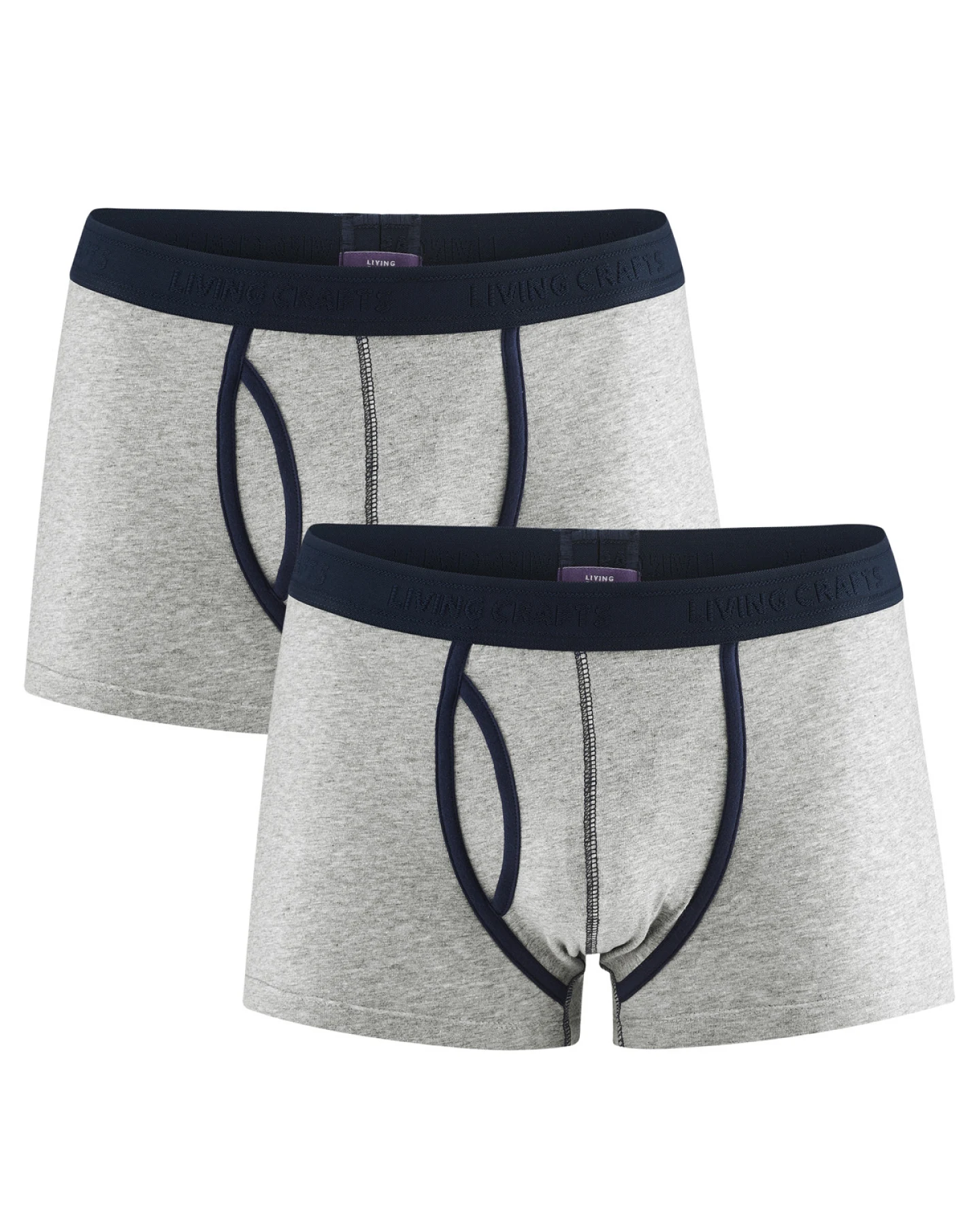 Herren Pants, 2er-Pack Grau – Ansicht 2