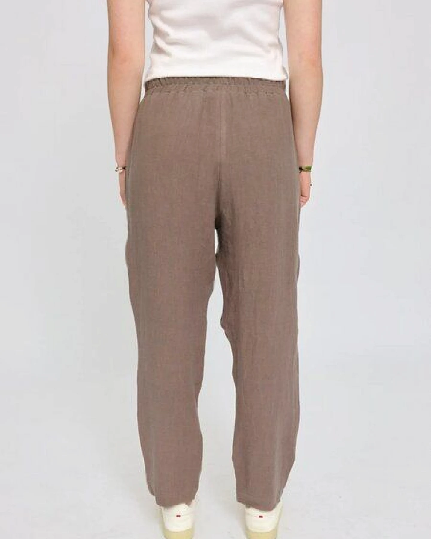 Mazine Hose - Straight Leg Linen Pants - aus 100% Leinen – Ansicht 2