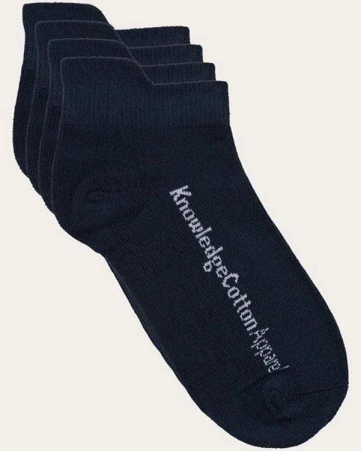 KnowledgeCotton Apparel 2-Pack Socken FOOTIE mit Bio-Baumwolle