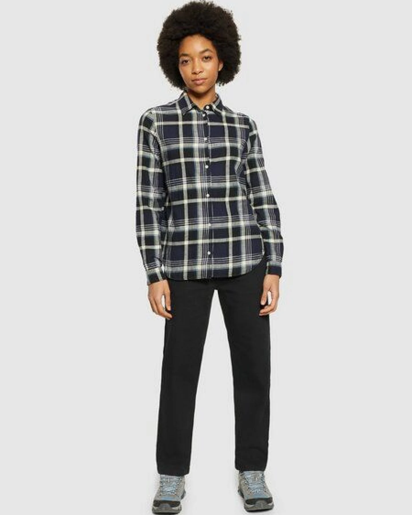 KnowledgeCotton Apparel Flanell-Bluse Check – Ansicht 4