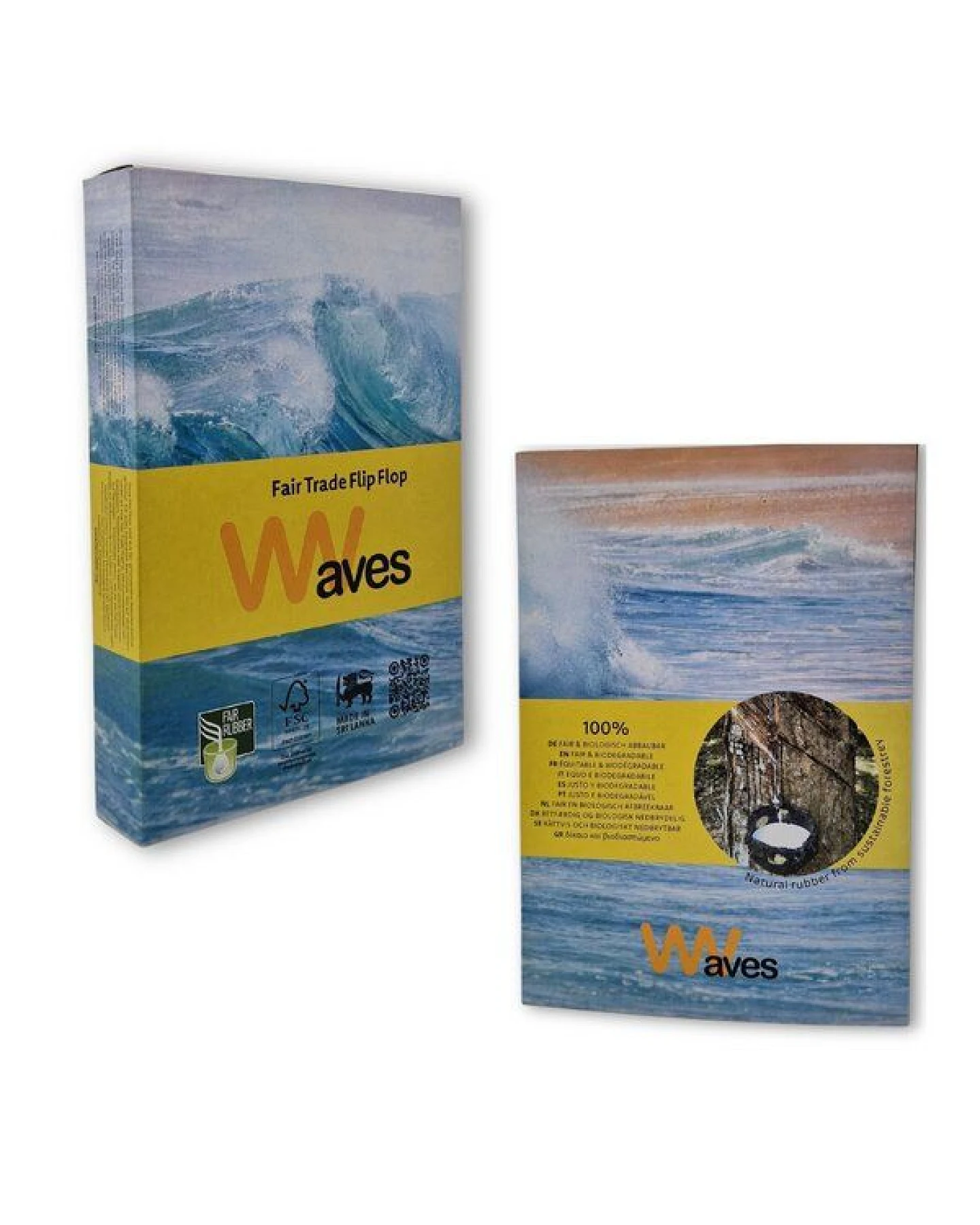 WAVES Flip Flops - Zehentrenner 100 % Naturkautschuk – Ansicht 4