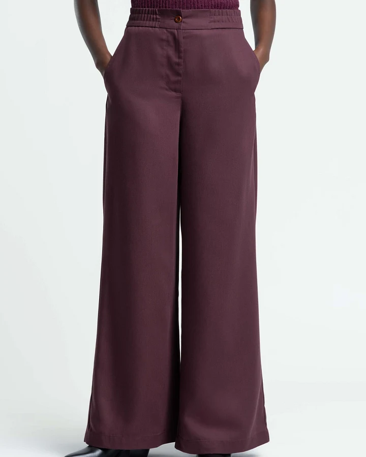 Kings of Indigo Damen vegan Hose Lilian Fudge