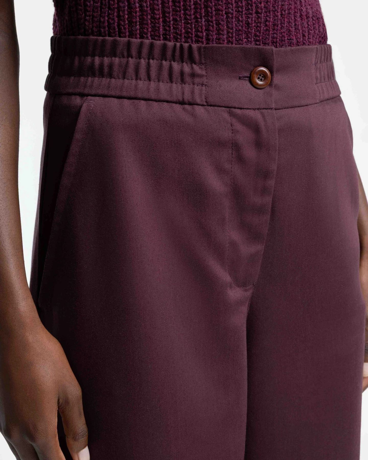 Kings of Indigo Damen vegan Hose Lilian Fudge – Ansicht 2