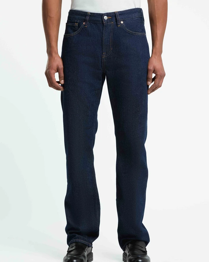 Kings of Indigo Herren vegan Jeans Iskander Natural Stretch Rinse