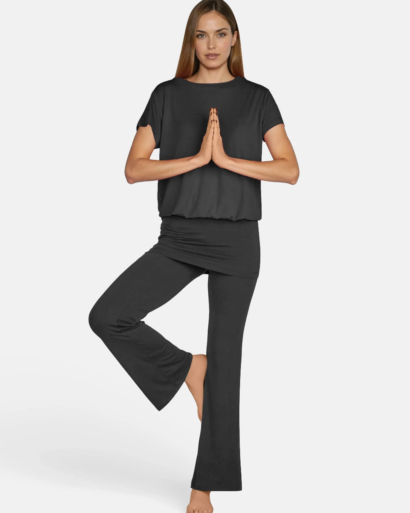 Curare Top Round Neck - Black L – Ansicht 3