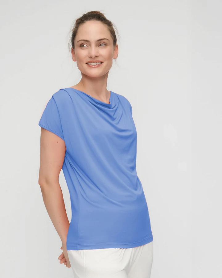 Curare Top Waterfall - Queen Blue L