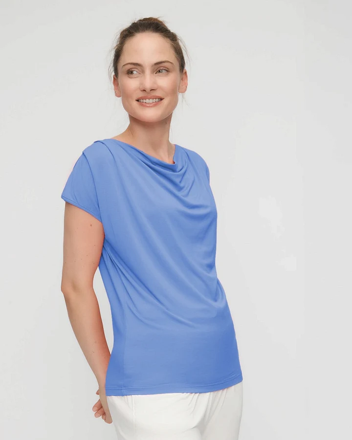 Curare Top Waterfall - Queen Blue L